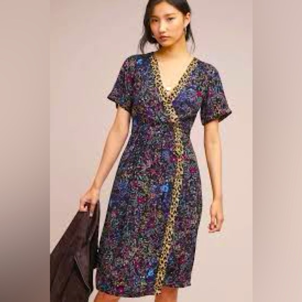 Anthropologie Maeve Morgan Dress EUC Women’s Size 4